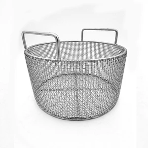 Wholesale Stainless Steel Storage Net Basket Cleaning Basket Customized Wire Mesh Basket