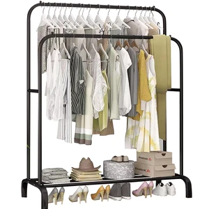 New Storage Coat Stand Portable Cloth Rack Space Saving Clothes Hangers