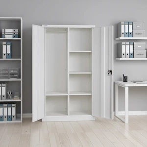 Modern Home Use Metal Storage Locker with Lockable Cabinet for Workshop Living Room Gym & School