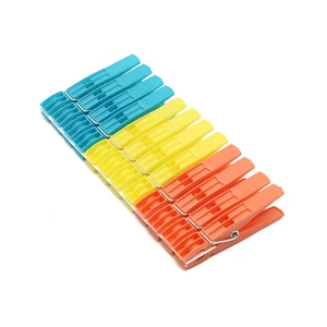 Premium High Quality Durable 16pcs 8.0cm Small Size Plastic Clothes Pegs Plastic Clips for Daily Use