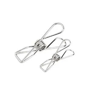 Stainless Steel Clothes Drying Clip Windproof Clip Screw Down Spring Clip