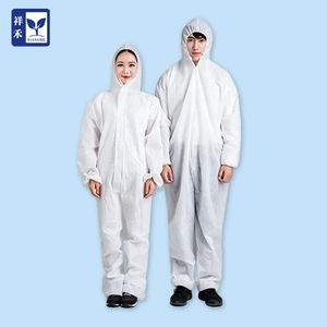 Disposable Protective Coverall Type 5 6 Microporous Safety Clothing Dust Barrier Chemical Protection