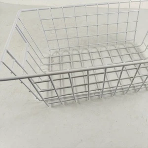 Support customized impregnated mesh baskets , minimalist wire mesh baskets for home storage , Iron Household Storage Basket