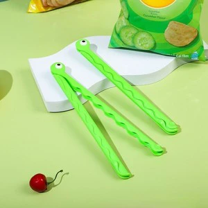 Factory Wholesale Creative Crocodile Sealing Clip Airtight Modern Simple Kitchen Food Bag Fresh-Keeping Long Strip Snack Clip