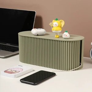 Nordic Plug Board Storage Box Cable Wire Organizer Case Socket Wireless WiFi Router Bracelet Desktop Data Line Plug Holder Shelf