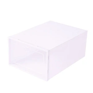Folding Stackable Clear Pp Container Drawer Shoe Box Storage Boxes & Bins Sneakers Box