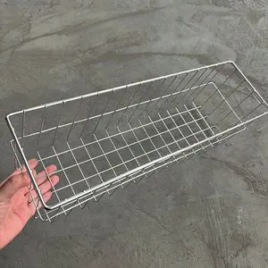552*310*100mm Carbon Steel Stainless Steel Wire Mesh Basket