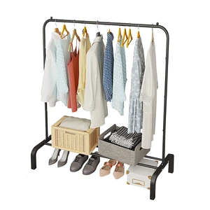 Wholesale Custom Coat Rack Floor Standing Hanging Clothes Rack Shelf