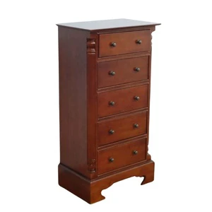 Luxury Wooden Walnut Chest of Drawers Antique Tallboy Chest of Drawers Furniture for Antique Reproduction Home Hotel Furniture