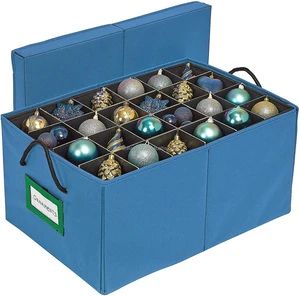 Nonwoven Fabric Waterproof Christmas Decoration Ornament Storage Boxes Detachable Design for Bag Use-Behome Collection Wholesale