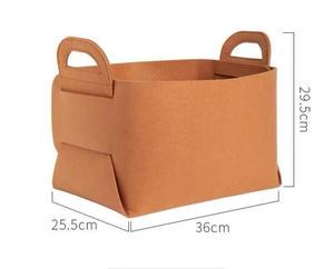 2022 Big Capacity Rpet Felt Tub Trug Buckets Daily Storage Organizer Decoration Felt Trug Organizer