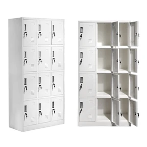 High Quality Metal Steel Lockers Employee Cabinets for Gym Laundry 3 Doors Key Lock