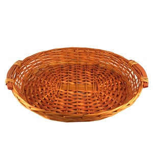 Large Small Bulk Oval Rattan Egg Storage Woven Basket Food Storage Tray Handmade Multi-purpose Wicker Trays Basket