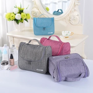 Large-capacity Oxford Cloth Toiletry Bag Multifunctional Hanging Storage Bag Wash Travelling with Hook