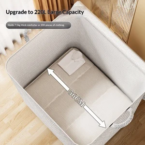 Household Clothing Organizer Luggage Packing Bag Foldable Flexible Fabric Large Capacity Storage Box Clothes Quilt Sundries
