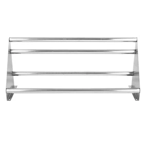 Stainless Steel Wall Shelf with Hidden Support System