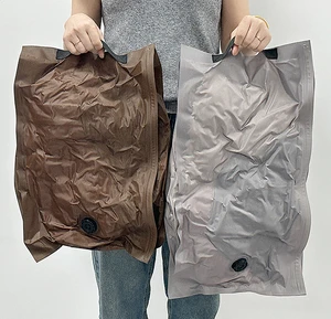 Heavy Duty Clothing Compression Bag Space Saver Oxford Fabric Vacuum Packing Bag Foldable for Household Storage with Handle