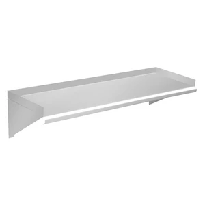 Restaurant Kitchen Wall Mounted Shelf Dish Storage Rack Stainless Steel Wall Shelf