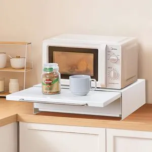 BOCHENG 2-Tier Metal Kitchen Cabinet Organizers Pull-Out Drawers Organizers with Counter Storage for Efficient Organization