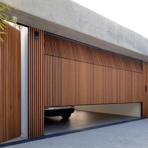 Hot Sale Customized Modern Roller Shutter Door Garage Full-View Aluminum Alloy Roll-Up Security Recessed Grid Garage Gate