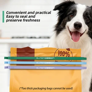 XL Sealing Bag Clips Seal Food Clip Plastic Bread Clip For Pet Food Bags No Dropshipping Airtight Sealer Dog &Cat Kibble Storage