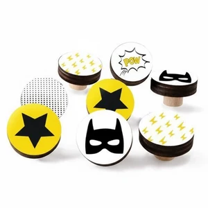 Modern Assorted Designs Resin and Wooden Knobs for Cabinet Organizers