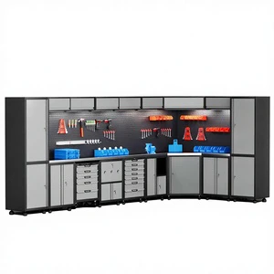 DIY Manufacturer Supply Industrial Storage Modular Garage Storage Workcenter Garage Cabinets Modular Tool Storage OEM