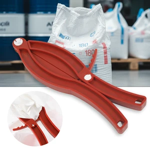 PA66 Heavy Duty Sealer Clamp Reusable Plastic Bag Gripper Clip for Large Sacks Flour Feed Pet Food Industrial Use