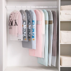 Clothes Protectors Reuse Hanging Dustproof Clothes Garment Bag Cover for Coats Jackets Shirts