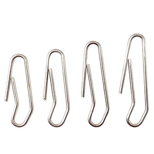 Stainless Steel Fishing Connecting Pins Quick Change Snap Round Sinker Weight Open Clips Tackle