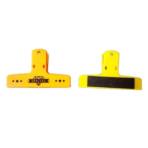 Wholesale Promotional Custom Eco-Friendly Multifunction Soft Magnetic 4 Inch Plastic Bag Clip for Snack Bread Food Chips