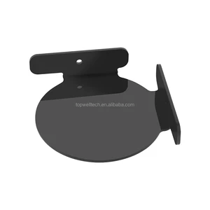 Small Corner Shelf Wall Mount Baby Monitors Cameras Cable Box More Universal Holder Acrylic Floating Shelves Black Model