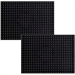 WallPeg Pegboard Panels Garage Organization Wall Storage Kit (PB-2 B) 2-Pack 24