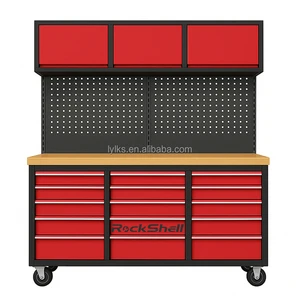72-Inch Steel Roller Toolbox Workbench Drawer Cabinets Modular Garage Storage Workshop Set Customizable OEM OBM for Organization