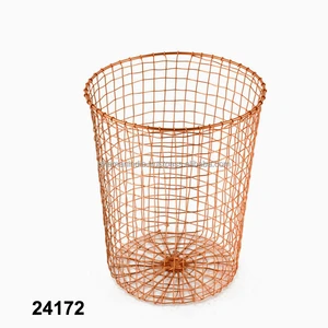 Copper Metal Iron Wire Basket for Food Storage Eco-Friendly