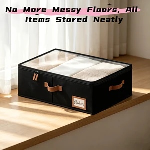 Under Bed Storage Containers, Factory Direct Foldable Fabric Storage Boxes Custom Logo & OEM Available, BSCI Certified