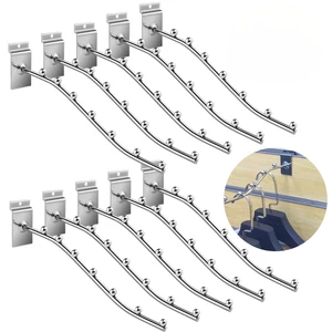 Creative Storage Hooks Waterfall Clothes Display Curved Hook Wall Clothing Store Clothes Cross Bar Square Tube Clothes Hook