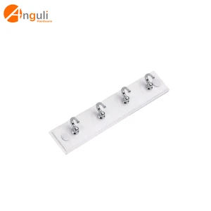 Modern Creative Zinc Alloy Wall Hooks for Home Office Hotel Bedroom Kitchen Bathroom Living Room-for Keys Coats Hats Storage