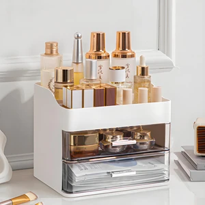 Makeup Organizer With Drawers Clear Cosmetic Storage Organizer for Desktop Storage Box