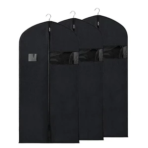 Personalized Custom Modern Fashion Travel Dust Cover Foldable Non-Woven Fabric PVC Silk-screen Printing High Clothes Protector