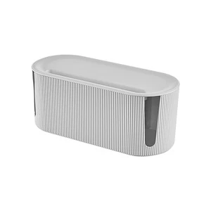 Home Safety Socket Wire Organizer Box Plastic Cable Management Storage Boxes with Lid Wire Tidying Box