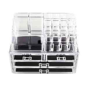 Makeup Cosmetic Organizer -16 Slot 4 Box Drawer Storage Organizers for Make up