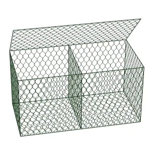 2*1*1 Stone Cage Filled Gabion Basket Wall Hexagonal Gabion Price