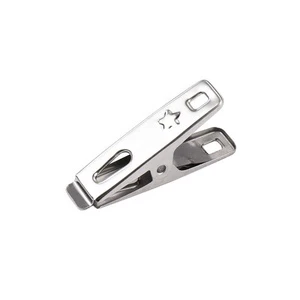 Multifunctional Stainless Steel Star Flat Clip Drying Clothespin Windproof Clip Drying Sockspin Small Clip Wholesale