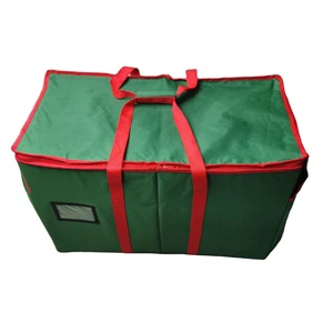 Factory Custom Made Classic 600D Oxford Christmas Storage Organizer Outdoor Holiday Decoration 71x32x45cm Adjustable
