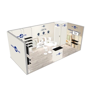 10x20ft Portable Aluminum Tool Free Lightbox Clothing Rack Display Storage Room Exhibition Booth