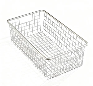 Multifunctional Stainless Steel Wire Storage Basket for Kitchen Fruits &Vegetables