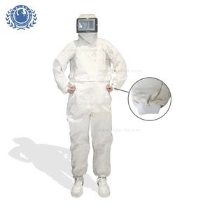 Hot Sales Resistant Dustproof Spray Cleanroom Paint Disposable Coverall Suit Sandblaster Suit