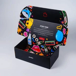 Custom Logo Hard Foldable Corrugated Packaging Box Gift Shoes Cosmetic Perfume Skincare Clothing Shipping Paper Packaging Boxes