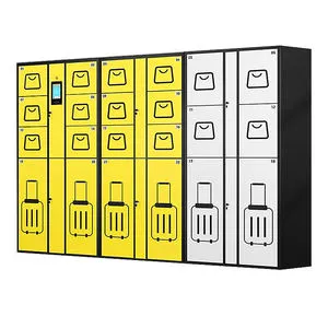 New Arrival Innovative Eco-friendly Versatile Self-created Password Large-Capacity Self-Service Smart Luggage Storage Lockers